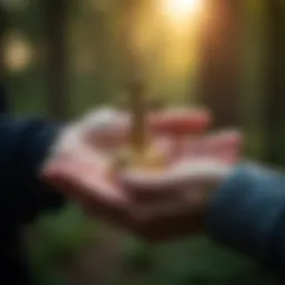 Symbolic representation of trust in relationships