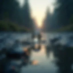 Abstract representation of self-discovery through reflection