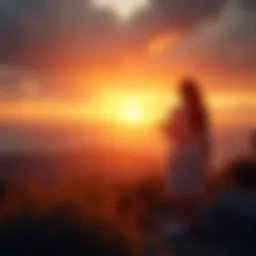 A picturesque sunrise symbolizing new beginnings