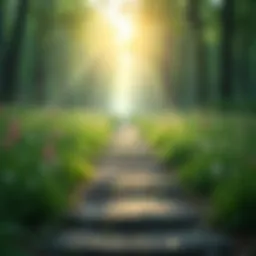 A serene landscape symbolizing inner peace