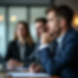 A thoughtful individual strategizing for an internal interview