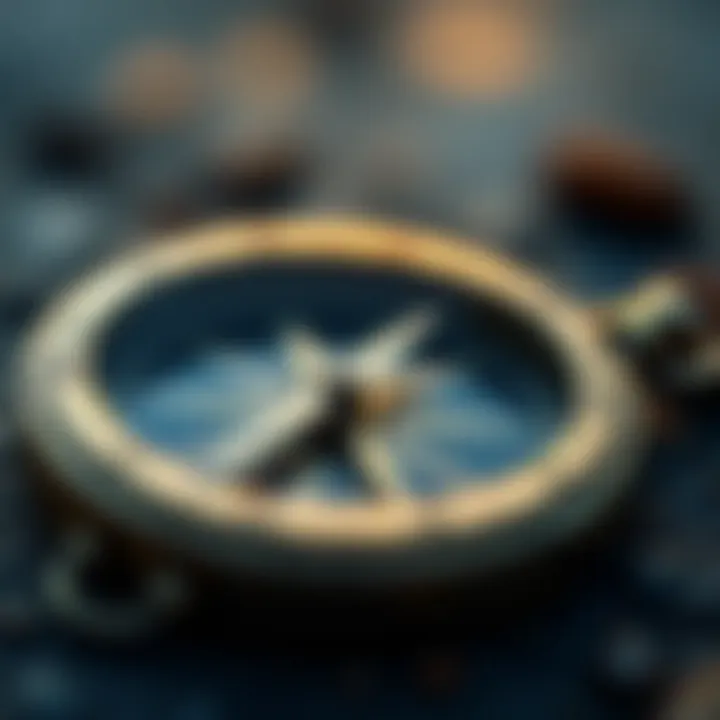 A compass symbolizing direction and purpose