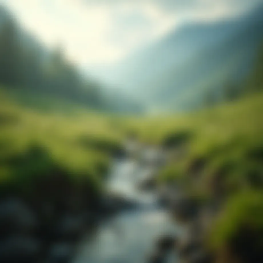 A serene landscape symbolizing openness and authenticity